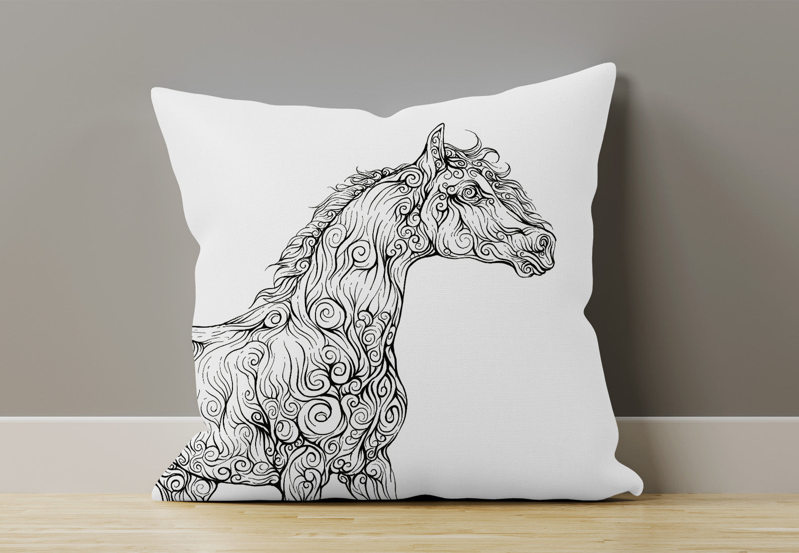 Coussin Cheval